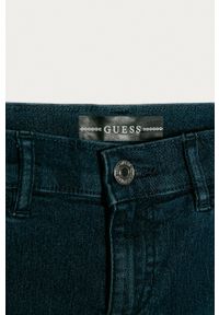 Guess - Szorty jeansowe dziecięce 116-175 cm. Okazja: na co dzień. Kolor: niebieski. Materiał: jeans. Styl: casual #3