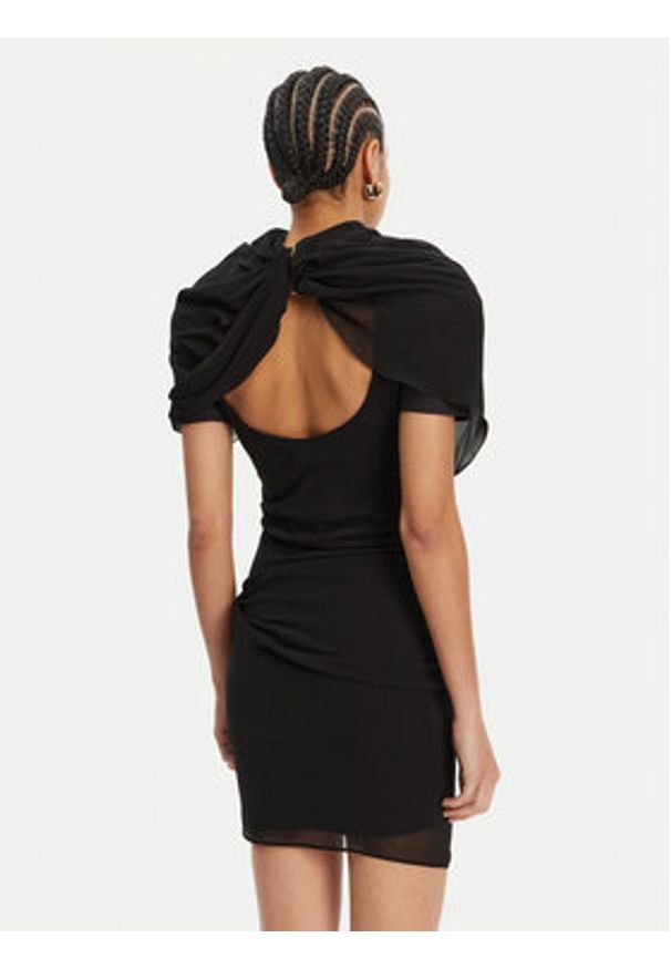 JACQUEMUS Sukienka koktajlowa 24H251DR130-1555 Czarny Regular Fit. Kolor: czarny. Materiał: syntetyk. Styl: wizytowy