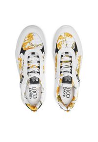 Versace Jeans Couture Sneakersy 77YA3SC7 ZS879 Biały. Kolor: biały. Materiał: materiał #3