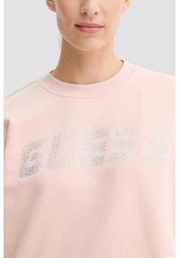 Guess - GUESS Różowa damska bluza Primula, Rozmiar L. Kolor: różowy #3