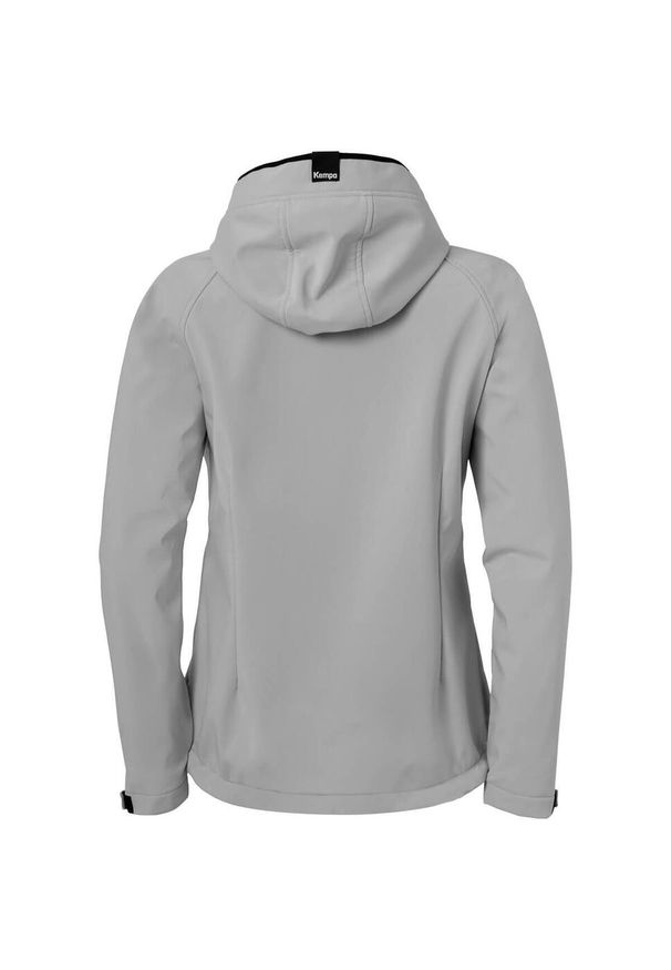 KEMPA - Damska kurtka softshellowa Kempa. Kolor: zielony, czarny, szary, wielokolorowy. Materiał: softshell. Sport: piłka ręczna