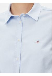 GANT - Gant Koszula Slim Stretch Oxford 4300141 Błękitny Slim Fit. Kolor: niebieski. Materiał: bawełna #2