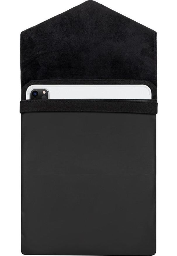 RIVACASE - Etui Rivacase 8505 czarny. Kolor: czarny. Materiał: bawełna, skóra. Styl: elegancki