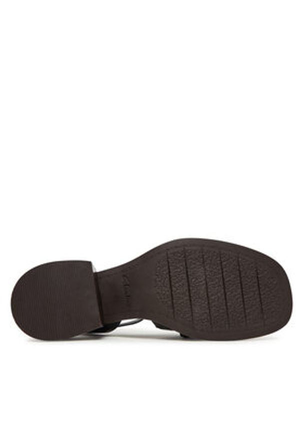 Clarks Sandały Morwyn Strap 26181243 Czarny. Kolor: czarny. Materiał: skóra