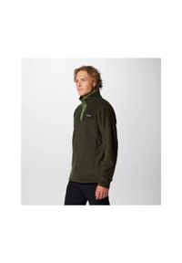 columbia - Bluza polarowa męska Columbia Steens Mountain Half Snap II. Kolor: zielony. Materiał: polar