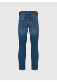 Pako Lorente - PAKO LORENTE - Granatowe spodnie męskie jeans. Okazja: na co dzień. Kolor: niebieski. Materiał: jeans. Styl: casual, klasyczny #4