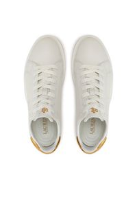 Lauren Ralph Lauren - LAUREN RALPH LAUREN Sneakersy 802978213001 Biały. Kolor: biały. Materiał: skóra