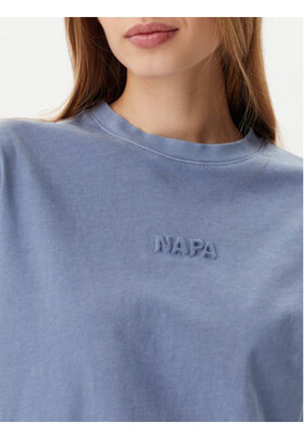 Napapijri T-Shirt S-Azure NP0A4IG3 Niebieski Regular Fit. Kolor: niebieski. Materiał: bawełna