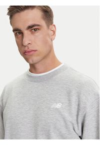 New Balance Bluza Small Logo MT41507 Szary Relaxed Fit. Kolor: szary. Materiał: bawełna #6