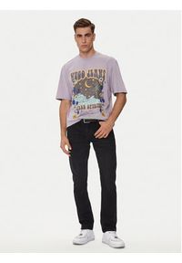 Hugo T-Shirt Nirito 50513199 Fioletowy Regular Fit. Kolor: fioletowy. Materiał: bawełna