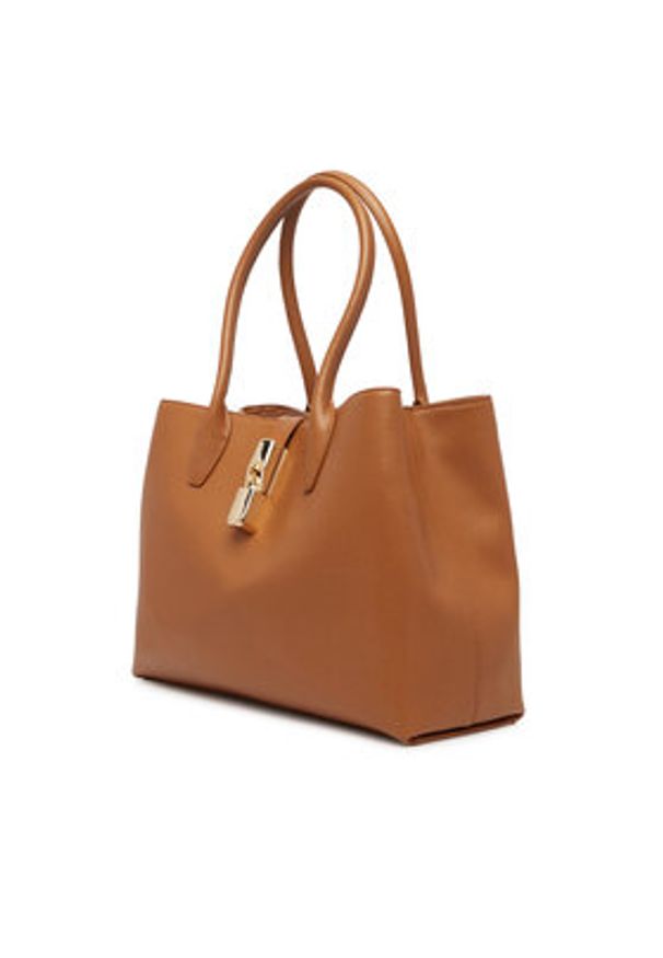 Furla Torebka Goccia M WB01978 ARE000 KH 4557S Brązowy. Kolor: brązowy. Materiał: skórzane