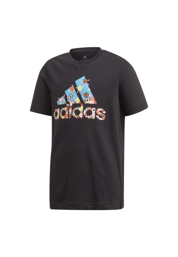 Adidas - Koszulka adidas Must Haves Gaming FM4490 - 110. Materiał: dzianina, bawełna. Wzór: nadruk, aplikacja, kolorowy. Styl: młodzieżowy