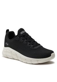 skechers - Skechers Sneakersy Bobs B Flex-Visionary Essence 117346/BLK Czarny. Kolor: czarny. Materiał: mesh, materiał #6