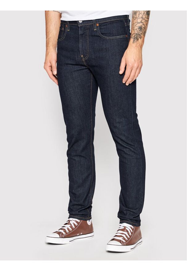 Levi's® Jeansy 512™ 28833-0280 Granatowy Slim Tapered Fit. Kolor: niebieski