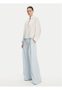 Munthe Bluzka Frantz 251100525130 Écru Loose Fit. Materiał: bawełna, wiskoza #3