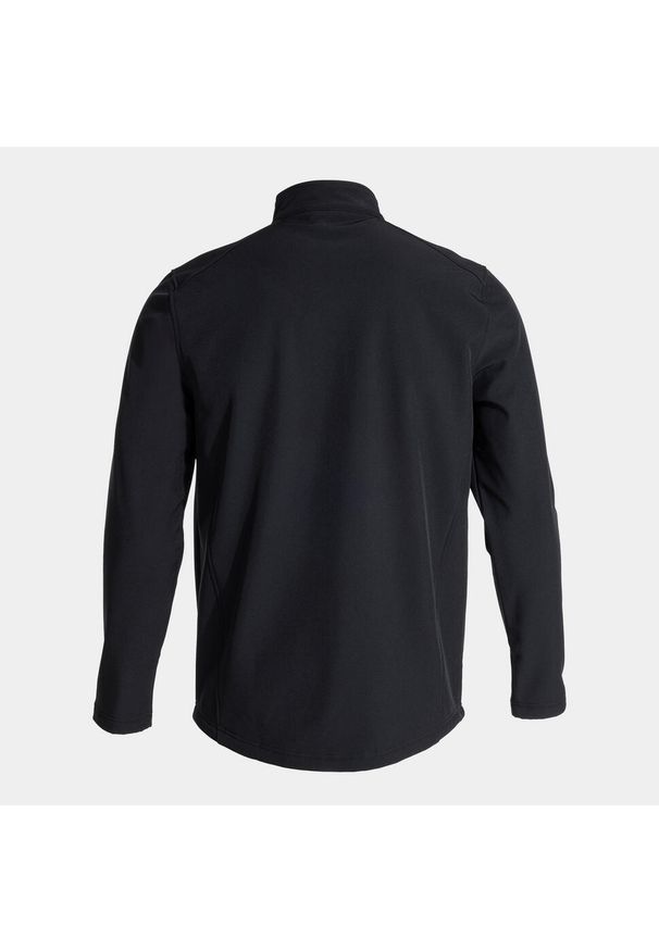 Kurtka wodoodporna Joma Basilea II. Kolor: czarny. Materiał: softshell. Sport: fitness, piłka nożna