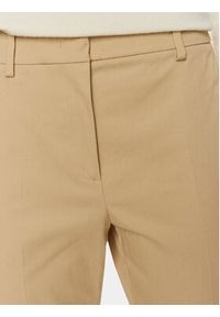 Weekend Max Mara Spodnie materiałowe Cecco 2415131032 Brązowy Slim Fit. Kolor: brązowy. Materiał: bawełna