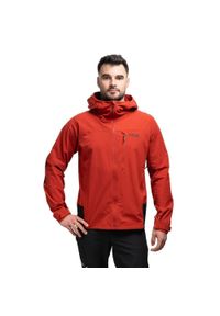 Kurtka softshell męska Rab Torque Jacket. Kolor: czerwony. Materiał: softshell