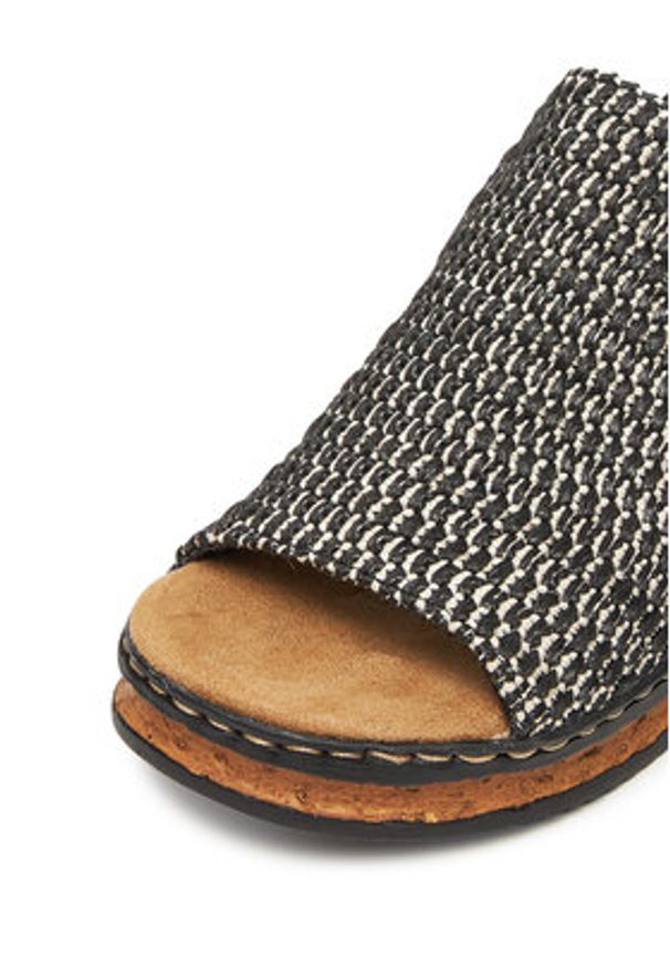 Rieker Sandały 62971-00 Czarny. Kolor: czarny. Materiał: syntetyk, materiał