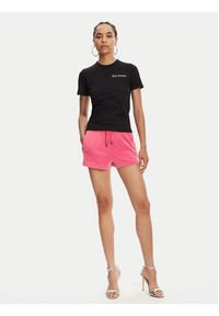 Juicy Couture T-Shirt La Beach JCWCT125319 Czarny Regular Fit. Kolor: czarny. Materiał: bawełna #5