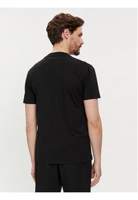 Karl Lagerfeld - KARL LAGERFELD T-Shirt 755423 542241 Czarny Regular Fit. Typ kołnierza: dekolt w karo. Kolor: czarny. Materiał: bawełna #4