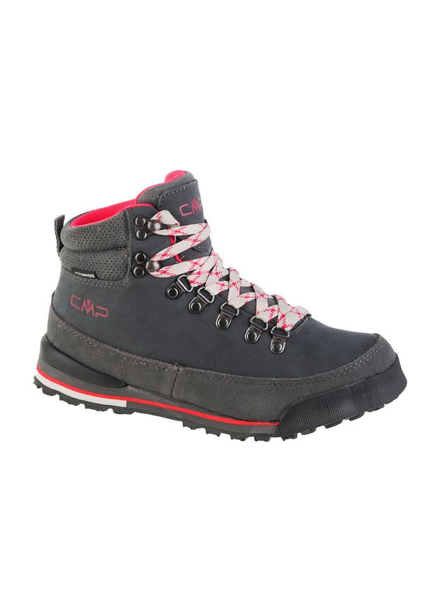 Buty trekkingowe damskie, CMP Heka WP Wmn Hiking. Kolor: szary. Materiał: guma, nubuk, skóra, tkanina