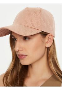 Guess Czapka z daszkiem AW5184 POL03 Różowy. Kolor: różowy. Materiał: materiał