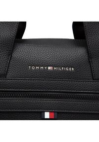 TOMMY HILFIGER - Tommy Hilfiger Torba na laptopa Essential Pu Computer Bag AM0AM09507 Czarny. Kolor: czarny. Materiał: skóra