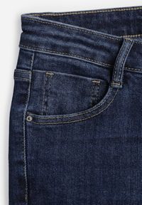 Renee - Granatowe Jeansy Dzwony z Regularnym Stanem Briris. Okazja: na co dzień, na spotkanie biznesowe, do pracy. Stan: podwyższony. Kolekcja: dla wysokich. Kolor: niebieski. Sezon: lato. Styl: casual, elegancki, biznesowy #8