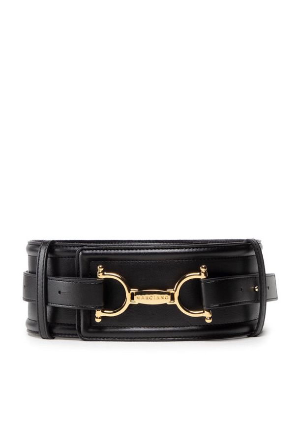 Marciano Guess Pasek Damski Odette Waist Belt 2BGZ09 9825Z Czarny. Kolor: czarny. Materiał: skóra