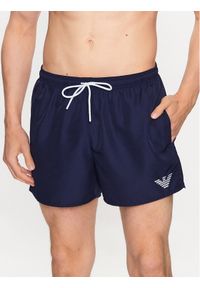 Emporio Armani Underwear Szorty kąpielowe 211752 3R438 48336 Granatowy Regular Fit. Kolor: niebieski. Materiał: syntetyk