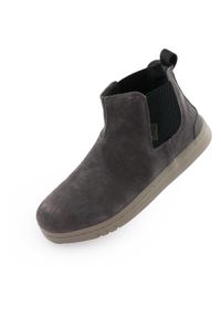 WOW - Męskie skórzane trampki Woz David 274 Asphalto - Styl i komfort. Kolor: niebieski. Materiał: skóra ekologiczna #1