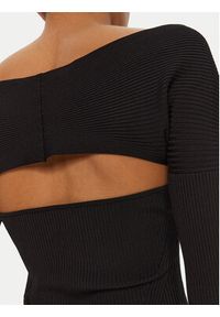 Pinko - PINKO Bluzka 102799 A170 Czarny Slim Fit. Kolor: czarny. Materiał: syntetyk #4