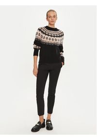 Marella Sweter Dito 2423366182 Czarny Relaxed Fit. Kolor: czarny. Materiał: wełna