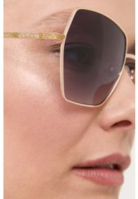 Guess okulary przeciwsłoneczne damskie kolor złoty. Kolor: złoty #5
