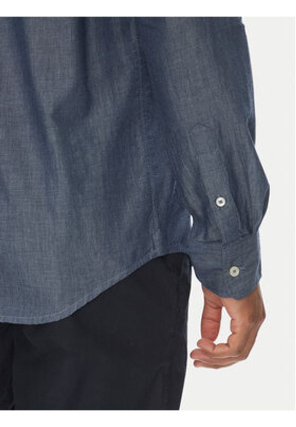 Aeronautica Militare Koszula 251CA1276CT3292 Niebieski Regular Fit. Kolor: niebieski. Materiał: bawełna