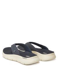 skechers - Skechers Japonki Go Walk Flex Sandal-Vallejo 229202/NVY Granatowy. Kolor: niebieski. Materiał: syntetyk