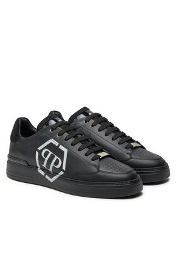 Philipp Plein - PHILIPP PLEIN Sneakersy FADS MSC3981 PLE005N Czarny. Kolor: czarny. Materiał: skóra