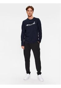 Aeronautica Militare Longsleeve 232TS2132J609 Granatowy Regular Fit. Kolor: niebieski. Materiał: bawełna. Długość rękawa: długi rękaw #3