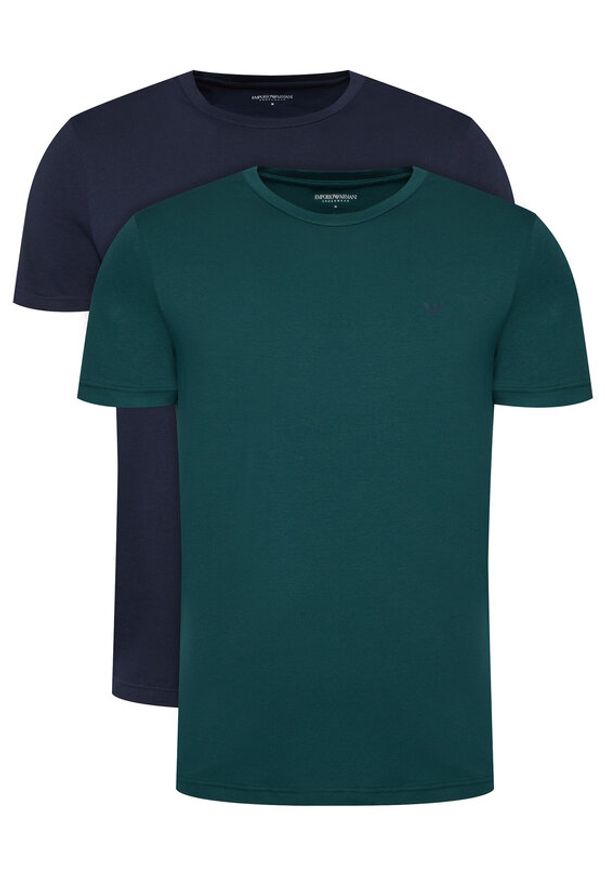 Emporio Armani Underwear Komplet t-shirtów EM000391 AF10776 MB108 Kolorowy Regular Fit. Materiał: bawełna. Wzór: kolorowy