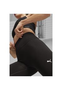 Puma - DAMSKIE, ROWEROWE SPODENKI BEZSZWOWE Z WYSOKIM STANEM SHAPELUXE PUMA Black. Stan: podwyższony. Kolor: czarny
