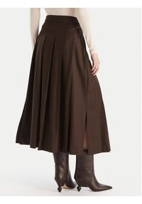 Weekend Max Mara Spódnica trapezowa Fastoso 2525106062 Brązowy Regular Fit. Kolor: brązowy. Materiał: wełna #3