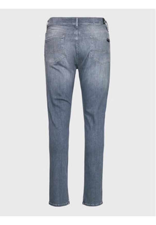 7 FOR ALL MANKIND - 7 For All Mankind Jeansy Slimmy Tepered JSMXC110TS Szary Slim Tapered Fit. Kolor: szary
