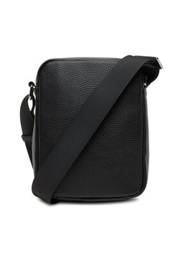 TOMMY HILFIGER - Tommy Hilfiger Saszetka Th Central Mini Reporter AM0AM13486 Czarny. Kolor: czarny. Materiał: skóra