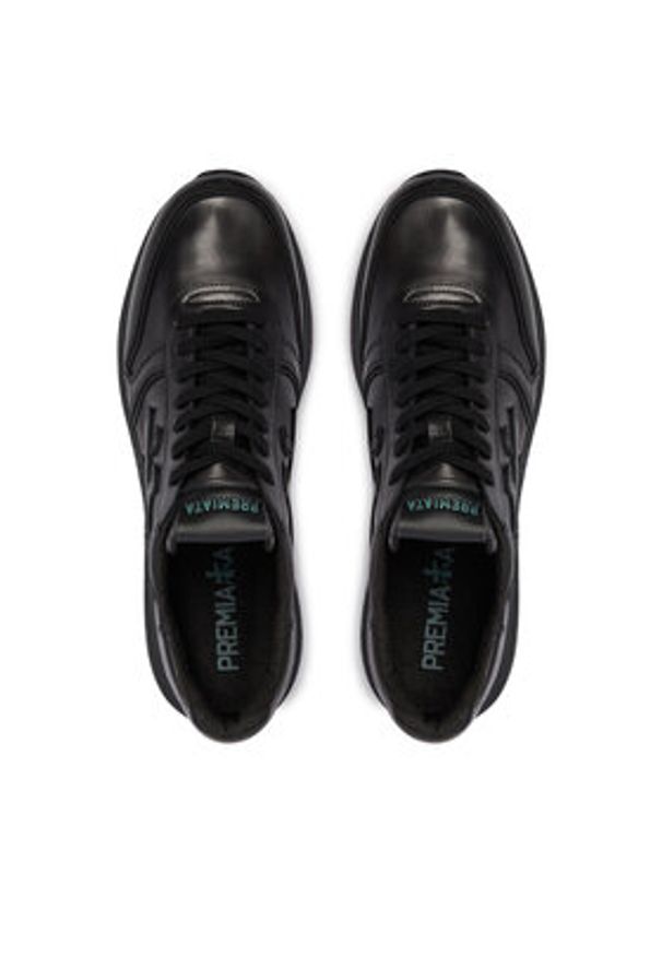 Premiata Sneakersy MICK VAR 1453N Czarny. Kolor: czarny. Materiał: skóra