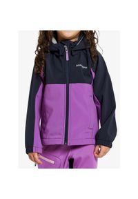 Kurtka dziecięca Didriksons Troel Jacket 4 - tulip purple 90 cm. Kolor: fioletowy