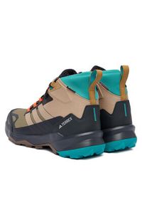 Adidas - adidas Trekkingi Terrex Skychaser AX5 Mid GORE-TEX CLIMAWARM+ JH7805 Brązowy. Kolor: brązowy. Materiał: materiał. Technologia: ClimaWarm (Adidas). Model: Adidas Terrex. Sport: turystyka piesza #5