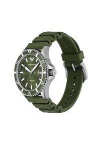 Emporio Armani Zegarek World Explorer AR11638 Zielony. Kolor: zielony #7