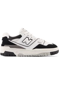 Buty dziecięce New Balance GSB550CA – białe. Okazja: na co dzień. Kolor: biały. Materiał: guma, skóra, zamsz, materiał. Szerokość cholewki: normalna. Sport: koszykówka #1