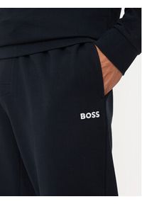 BOSS - Boss Dres Iconic 50527539 Granatowy Regular Fit. Kolor: niebieski. Materiał: bawełna #6